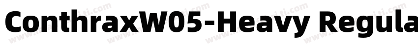 ConthraxW05-Heavy RegularVersion 1字体转换
